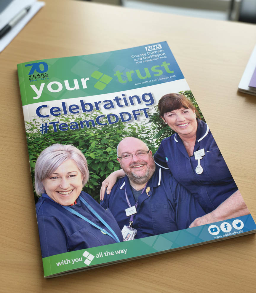 NHS TRUST magazine Design and Print